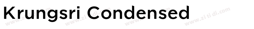 Krungsri Condensed字体转换 Krungsri Condensed字体转换